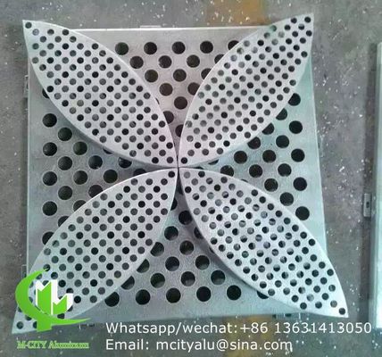 Goede prijs 2,5 mm dikke aluminium fineerplaat gevelbekleding paneel met poedercoating oppervlak en aangepaste patronen voor gordijngevel decoratie online
