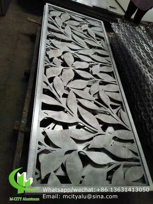 Goede prijs Op Maat Gemaakte Poedergecoate Aluminium Lasergesneden Paneel 1000x2000mm voor Balkon Façade Raam online
