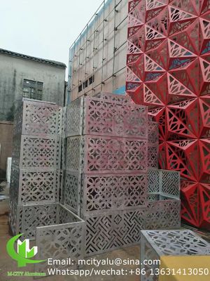 Goede prijs 2,5 mm dikke gepoedercoate aluminium gevelpaneel met aangepaste patronen voor gordijngeveldecoratie online