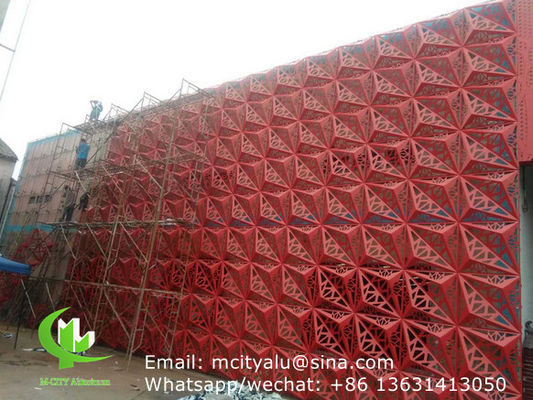 Goede prijs Op maat gemaakte poedergecoate aluminium gevelpaneel met een dikte van 2,5 mm voor gordijngeveldecoratie online