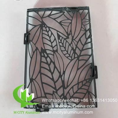 Goede prijs 2.5 mm dik poeder gecoat geperforeerd aluminium paneel voor aanpasbare gevelbekleding en gordijnwand decoratie online