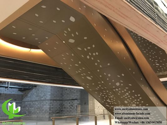 Goede prijs Decoratieve Metalen Scherm Aluminium Panelen met Lasergesneden Patroon PVDF Coating en Aanpasbare Ontwerpen online