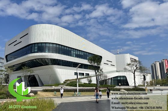 Goede prijs Poedergecoate architectonische massief aluminiumpaneel 1200x2400 mm voor geperforeerde ontwerpwandbekleding online