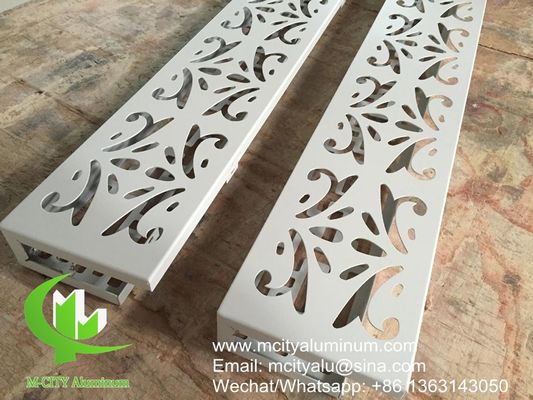 Goede prijs Poedergecoate geperforeerde aluminium gevelpaneel met aangepaste RAL-kleuren en CNC-torretpunching voor architectonische bekleding online
