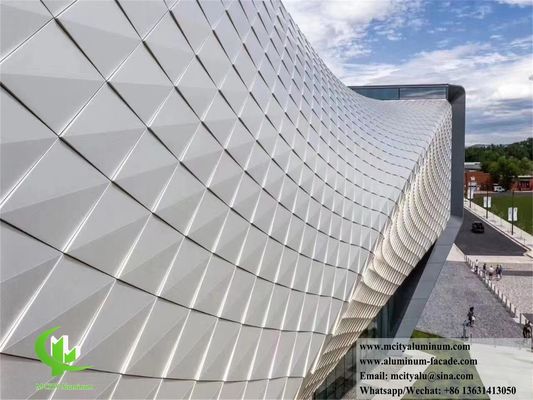 Goede prijs Metalen wandbekleding 3D-vorm Aluminiumplaat CNC-snijden Op maat gemaakte wandpaneel online