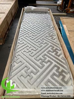 Goede prijs 10 mm dik poeder gecoat laser gesneden aluminium paneel met aangepaste RAL kleuren voor interieur online