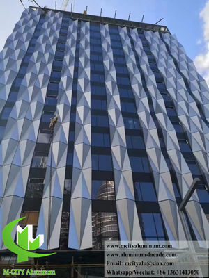 Goede prijs Solid aluminium bekleding metalen gevels Panelen Buitenwandpaneel online