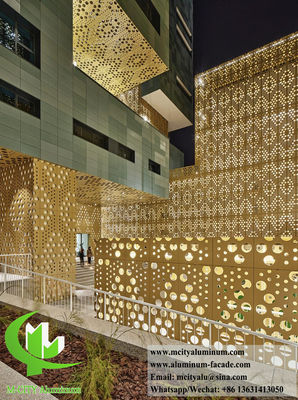 Goede prijs Aanpasbare afmetingen en kleuren Aluminium gevelbekleding voor elk gebouw online