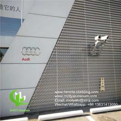 Goede prijs AUDI TERMINAL gevel geperforeerd wand bekleding metalen aluminium paneel online