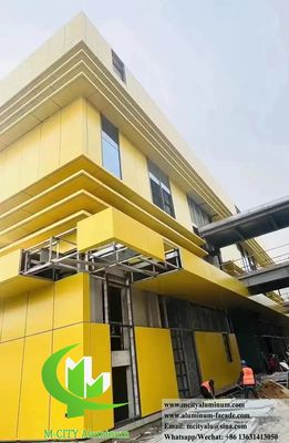 Goede prijs Metalen scherm voor de buitenzijde Muurpanelen Gevelbekleding Decoratie Aluminium Duurzaam online