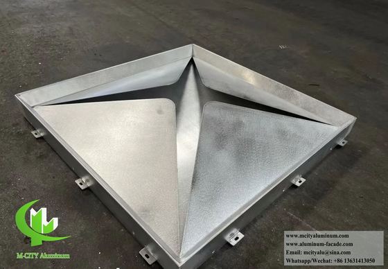 Goede prijs 3D Metal Cladding Aluminium Panel voor Geprefabriceerde en Aangepaste Gevelontwerp met Ronde Gaten Perforatie online