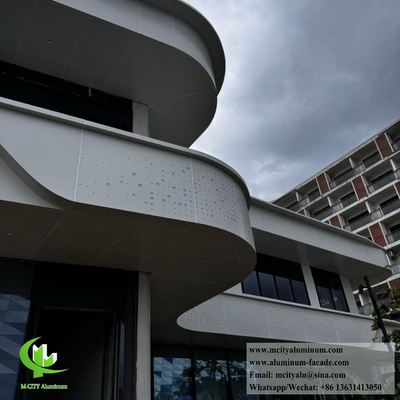 Goede prijs Premium 3000-serie of 5000-serie Aluminium legering Buitenwandpaneel met PVDF-coating en 1,5 mm tot 4,0 mm dikte voor duurzame geperforeerde aluminium gevel online