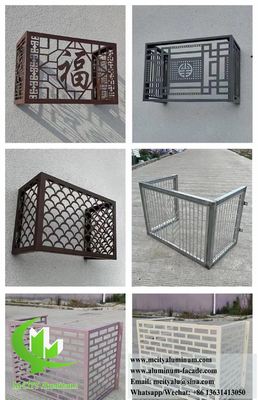 Goede prijs Aluminium Airconditioner Cover Warmtepomp Cover Metalen scherm CNC-snijpatroon online