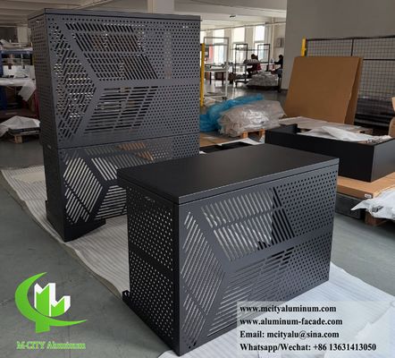 Goede prijs Poedergecoat Aluminium AC-afdekking met CNC-gesneden Patroon en 1000x2000mm Afmeting voor Warmtepomp Bescherming online