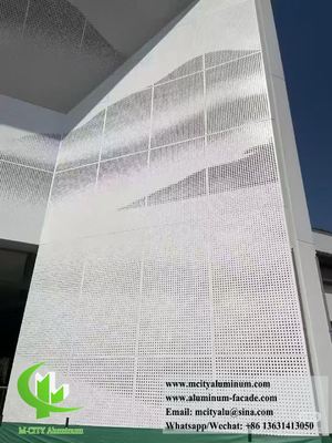 Goede prijs Perforerende plaat van aluminium gevel bekleding panelen decoratie architectuur online