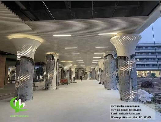 Goede prijs Dubbel gebogen aluminiumkolommen voor prachtige architectuurontwerpen online