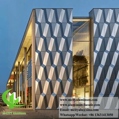 Goede prijs Architectonische 3D geometrische aluminium gevel bekleding panelen. online