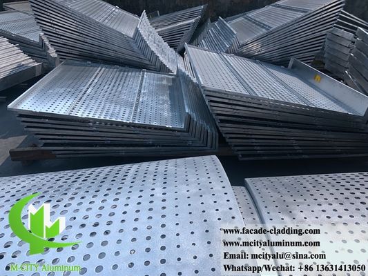 Goede prijs Poedergecoate geperforeerde aluminium bekleding met aanpasbare grootte voor gebouw gevels online