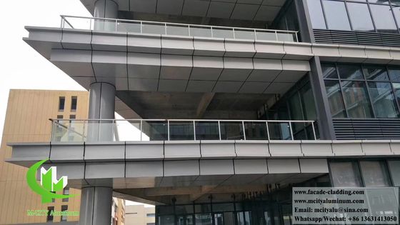 Goede prijs 3 mm poedergecoat aluminium gevelpaneel met aangepaste RAL-kleuren voor gebouwbekleding online