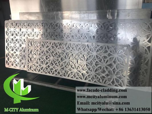 Goede prijs Op maat gemaakt 3D geperforeerd aluminium gevelpaneel met poedercoating in elke RAL-kleur online