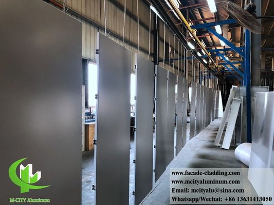 Goede prijs Gepoedercoat geperforeerd aluminium gevelpaneel met aanpasbare RAL-kleuren voor gebouwbekleding online