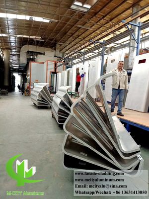 Goede prijs Metalen bekleding Metalen gevels Metalen scherm voor wandbekleding met poederlaag zwart online