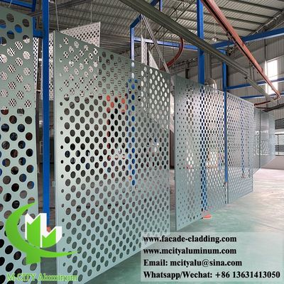 Goede prijs Customized Size Powder Coated CNC Laser Cutting Aluminium Cladding Panel voor decoratieve geperforeerde aluminium gevel online