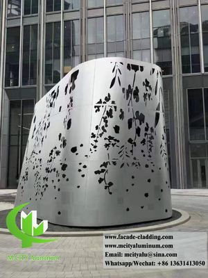 Goede prijs Architectonisch metaalplaat Aluminium Sliver Grijz Kleur 3mm Dikte 3D Design Decoratie online