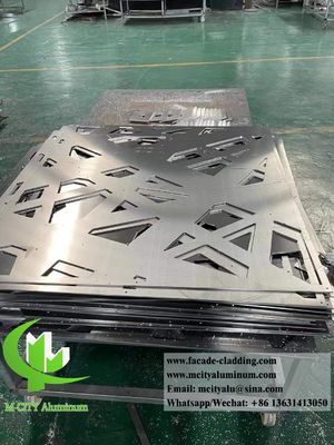 Goede prijs 4mm dikte aluminium privacypaneel roestvrij waterdicht decoratieve lasergesneden metalen gevelbekleding online
