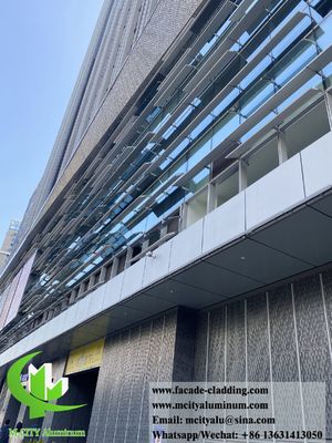 Goede prijs Gepoedercoat geperforeerd aluminium gevelpaneel met aanpasbare RAL-kleuren en 3 mm dikte voor gebouwbekleding online